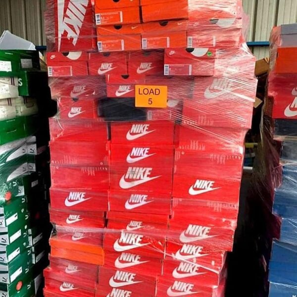 pallet of nike shoes