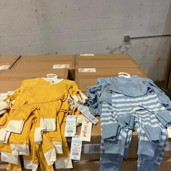 Assorted clothing merchandise
